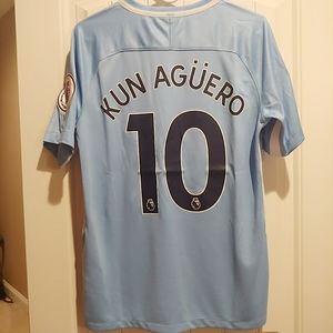 Nike #10 Kun Aguero 2017 Jersey